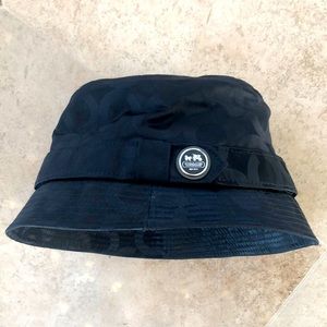 Coach black logo hat
